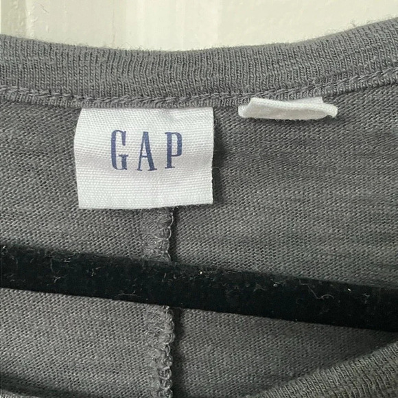 Gap Charcoal Animal Leopard Print Pocket T-shirt Dress XXL - Picture 3 of 7